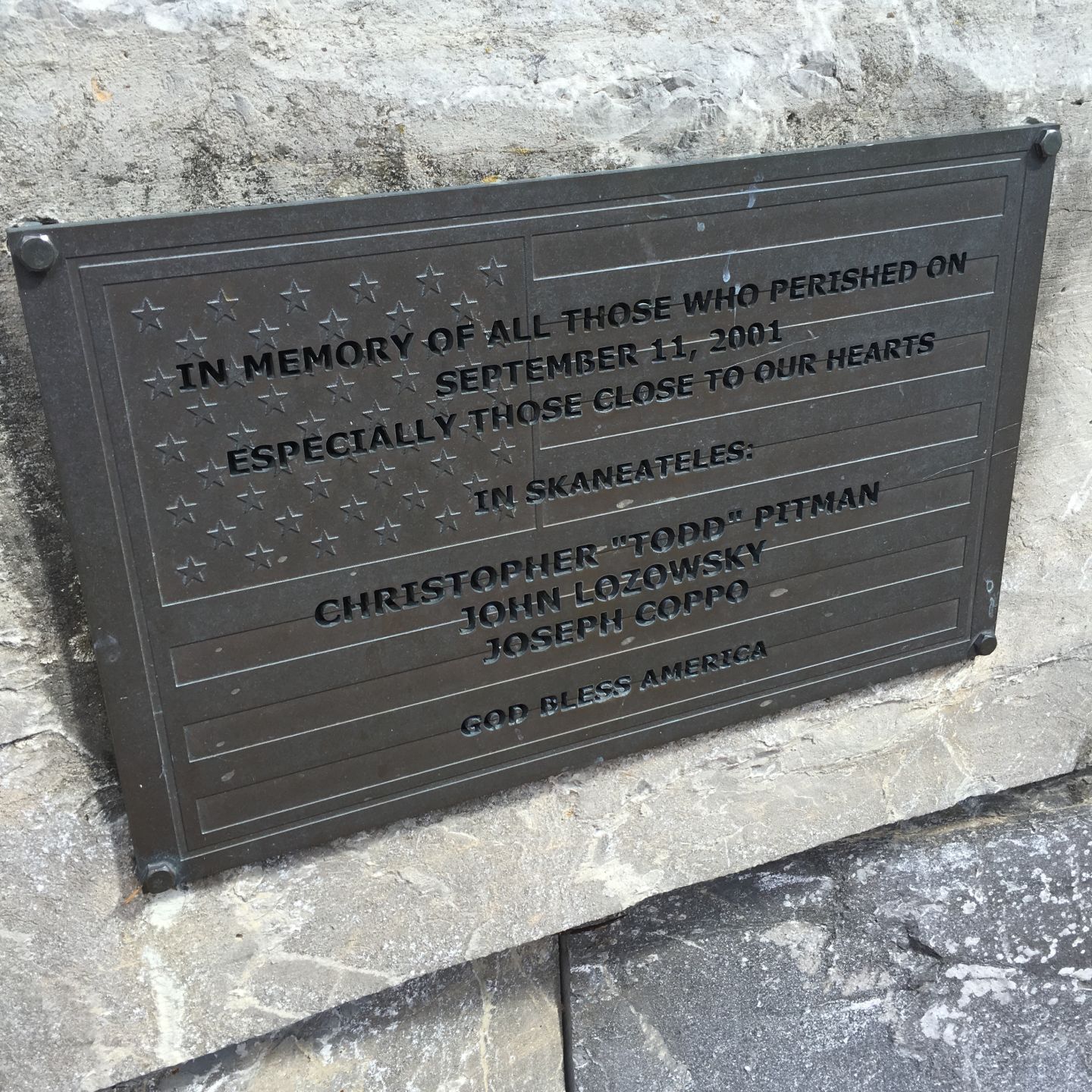 Skaneateles 9/11 memorial